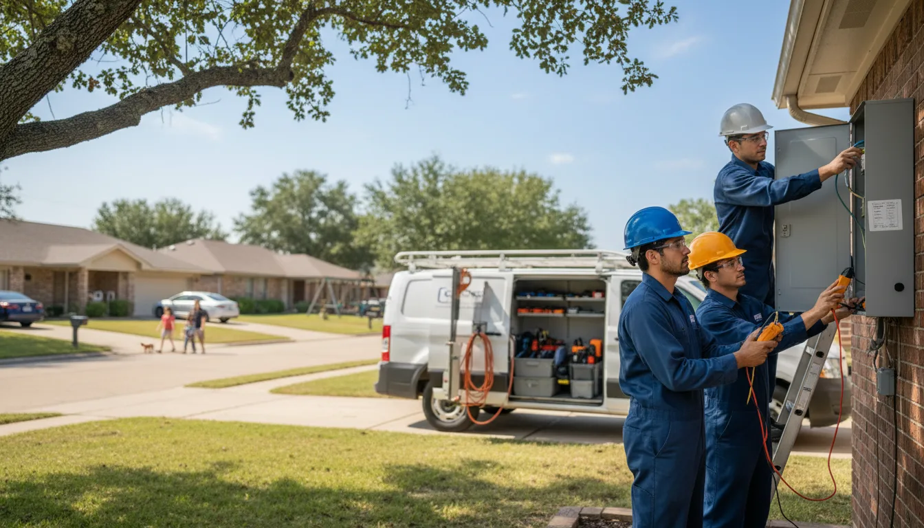 Certified electrician providing emergency electrical services in Wolsey, SD